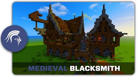 Minecraft Building Tutorial How To Build A Medieval Blacksmith Youtube