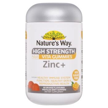 Nature S Way High Strength Vita Gummies Zinc S Dds