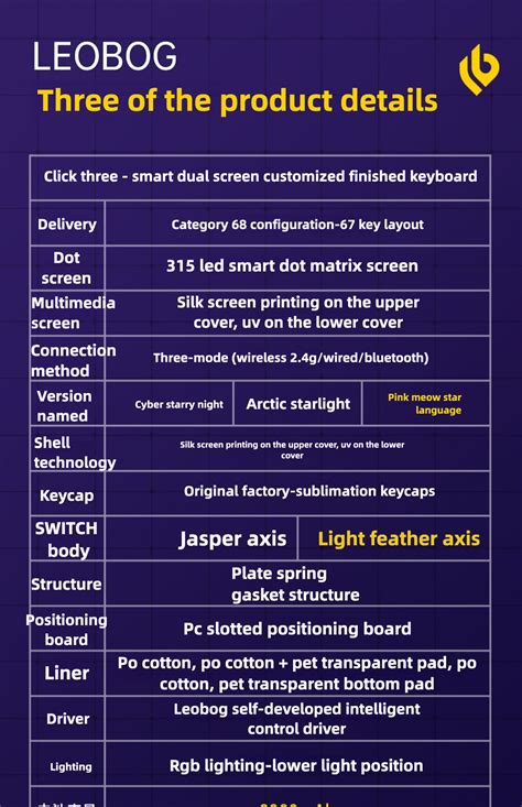 Leobog Amg Tft G Hot Swap E Sports Mah
