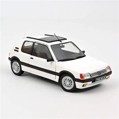 NOREV 184849 1 18 Peugeot 205 Gti 1 6 1988 Blanc Voiture Miniature De