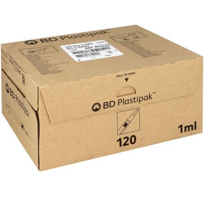 BD Plastipak Tuberkulinspritze 1 ml mit Kanüle 120 Stück PZN 11612752