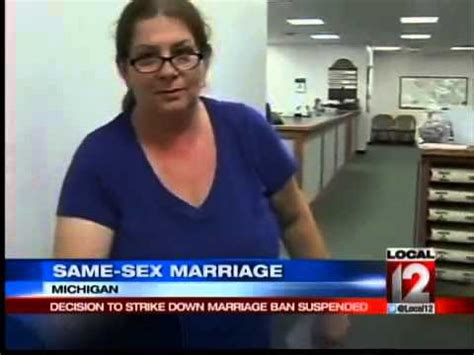 Judge Strikes Down Michigan Ban On Gay Marriage YouTube