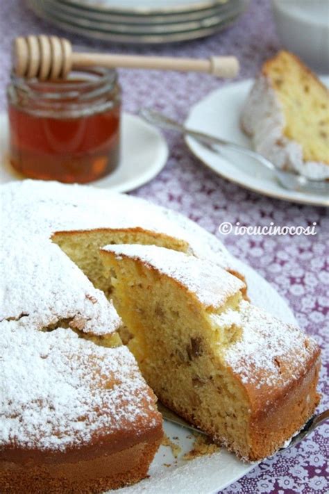 La Torta Allo Yogurt Miele E Noci Un Dolce Soffice E Delicato