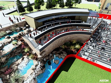 Arkansas State Stadium Expansion to Feature Waterfalls - Athletic Business