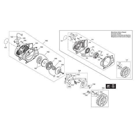 Dolmar PS 5000 Baugruppe Zündelektronik Anwerfvorrichtung