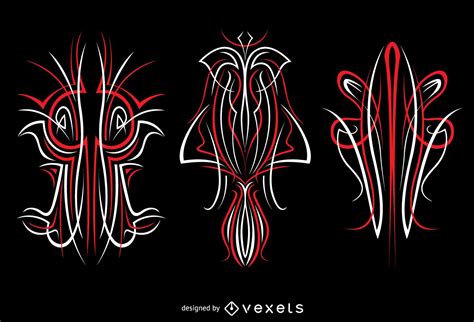 Vector Pinstriping Designs