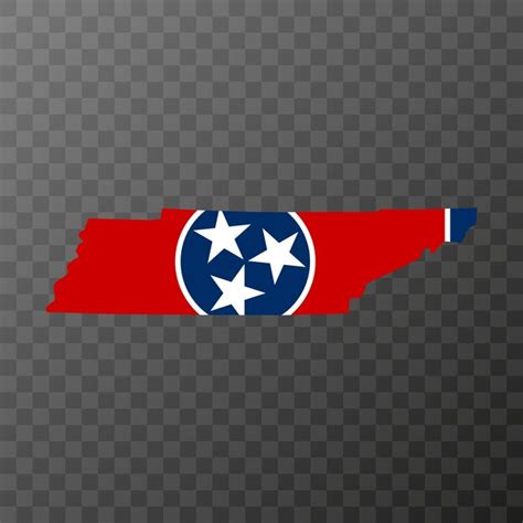 Premium Vector | Tennessee state flag Vector illustration