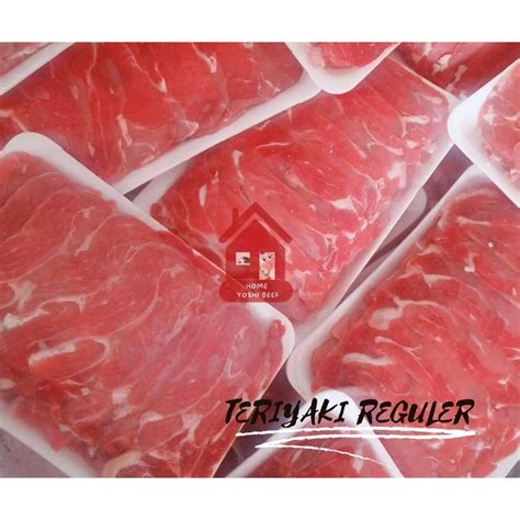 Jual Daging Slice Beef Slice Daging Sapi Beef Sukiyaki Daging