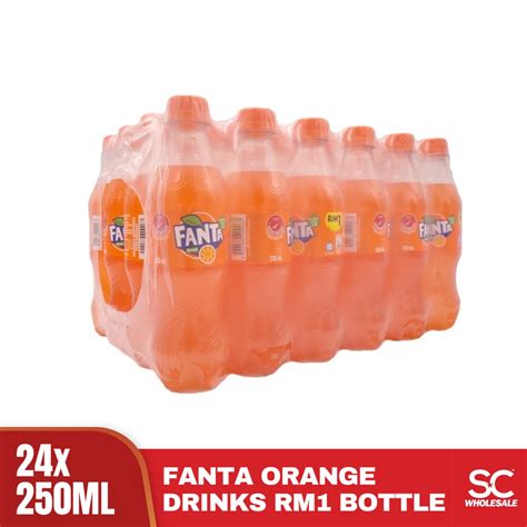 Fanta Orange Flavor Drinks Pet Bottle 24 X 250ml Rm 1 Shopee Malaysia