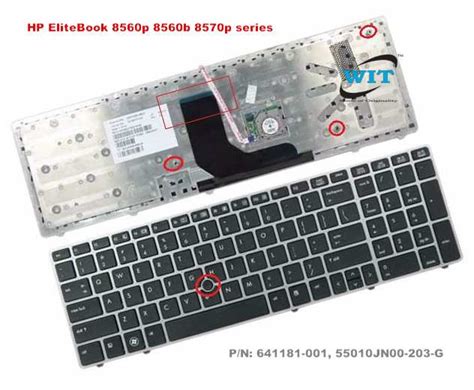 Laptop Keyboardkeypad For Hp Probook 6560b 6565b 6570b 6575b And Hp