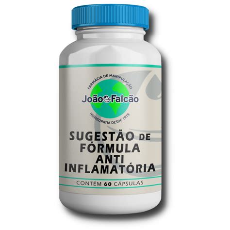 Sugestão de Fórmula Anti Inflamatória 60 Cápsulas