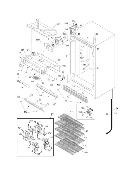 Refrigerators Parts: Used Frigidaire Refrigerator Parts