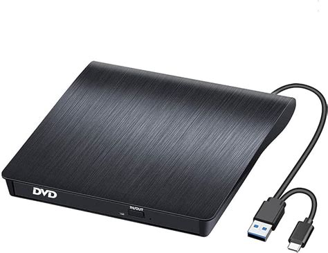 BEVA Harici CD DVD Sürücü USB 3 0 Type C CD DVD Yazıcı Taşınabilir