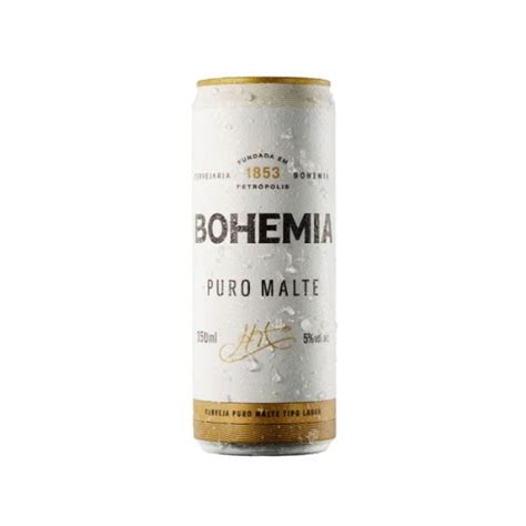 Cerveja Bohemia Puro Malte Lata Ml Deskont O Atacado