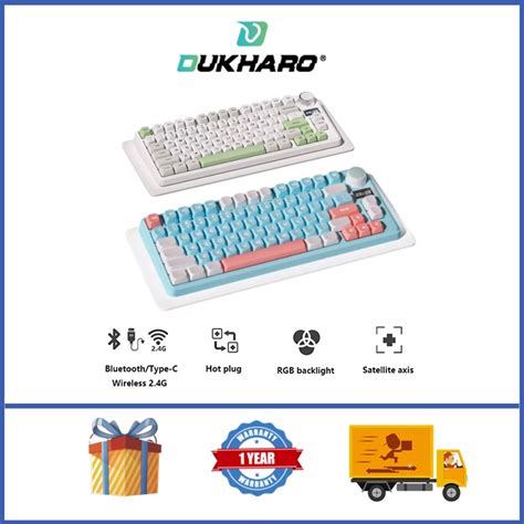 DUKHARO VN Pro Wireless Mechanical Keyboard With Hot Swappable DIY Customized Keyboard