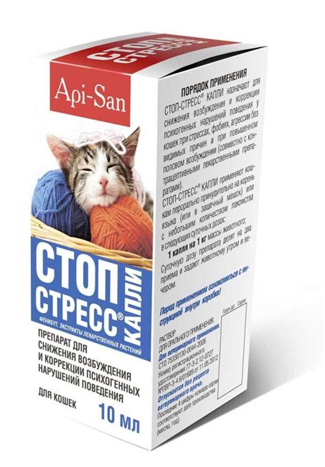 Успокоительное для кошек: список средств и когда применять