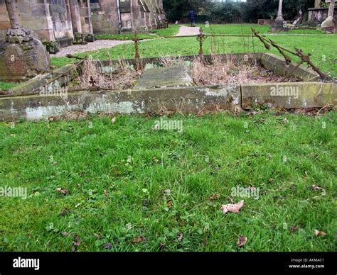 An Overgrown Neglected Grave In St Werburghs Hanbury Churchyard