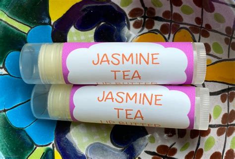 Jasmine Tea Lip Butter Lip Balm Lip Moisturizer Lip Etsy