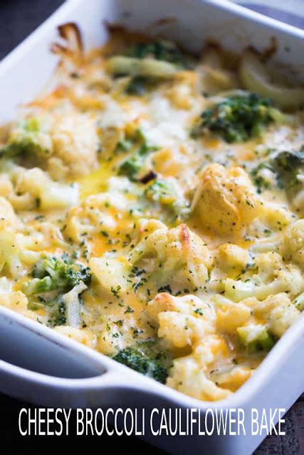 Happy Cook Cheesy Broccoli Cauliflower Bake Califlower Recipes