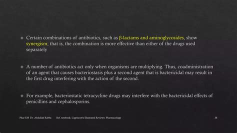 Pharmacology Principles Of Antimicrobial Therapy Ppt