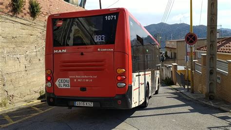 Autobús Man Castrosua Magnus CS 40 nº 1071 Bus Nou Barris línea 83