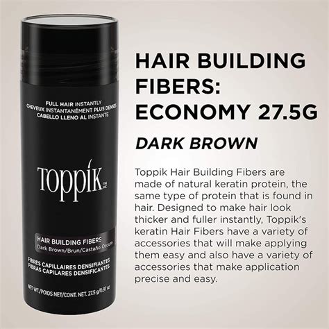 Toppik Hair Fibers Dark Brown 27 5g 97oz 100 Authentic Fast N Free