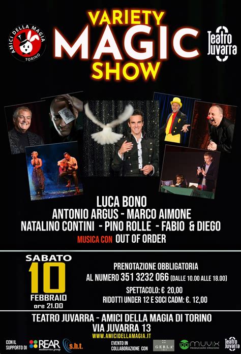 Variety Magic Show Agenda Eventi Circolo Amici Della Magia