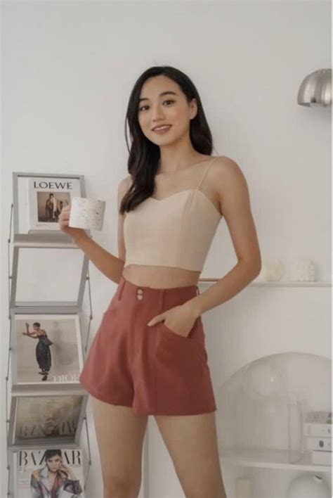 Bnwt Mikayla Isabella V Sweetheart Crop Top In Nude Xs Women S