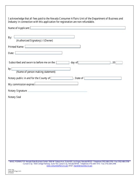 Nevada Application For Registration Structured Settlement Purchase