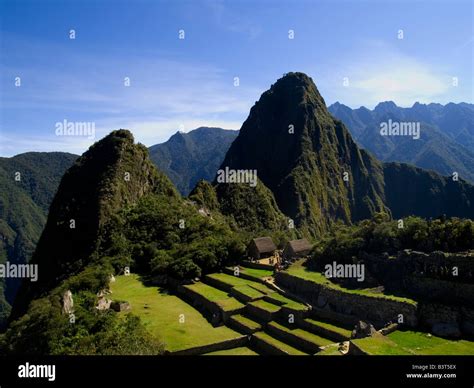 The Lost City Of The Incas Machu Picchu Peru Stock Photo Alamy