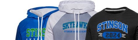 Stinson Middle School Skyhawks Apparel Store Prep Sportswear