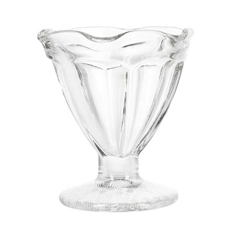 Libbey Oz Footed Tulip Sundae Dish Glass Clear