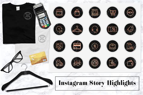 Business Instagram Story Icons By North Sea Studio Thehungryjpeg