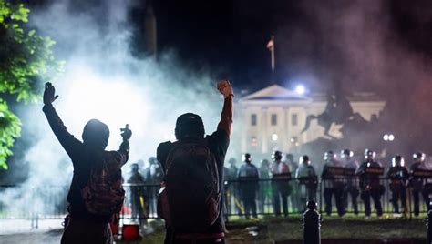 Máxima tensión racial en EEUU donde las protestas llegan a la Casa