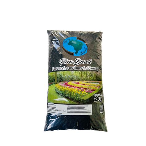 Terra Vegetal Preta Adubada Terra Brasil Sc Kg L S Tio Nativo