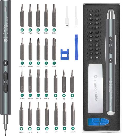 ORIA Mini Elektro Schraubendreher 28 in 1 Präzisions Magnetische