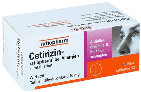 Cetirizin Bei Allergien Mg Filmtabletten Stk Ab