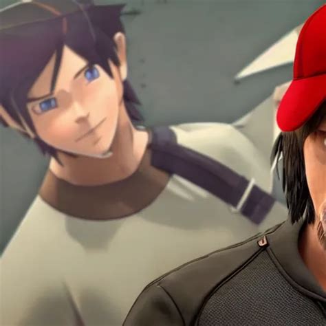 Norman Reedus As Ash Ketchum Pokemon Unreal Engine 5 Stable Diffusion