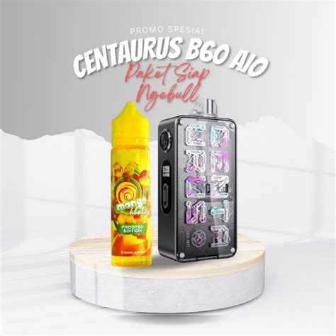 Jual Paket Siap Pakai Centaurus B Aio Liquid Mango Khalifa Ml