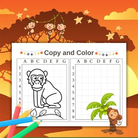 How to Draw Animals, Easy Grid Method for Kids, Kids Activities, Learn ...