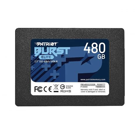 Disco Solido Ssd 480 Gb Sata Patriot Burst MallWeb