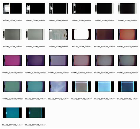 Film Effects Overlays Film Frames 8mm 16mm Filmlookscom