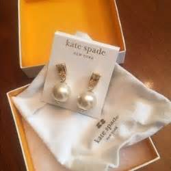 Kate Spade Nwt Auth Kate Spade Two Sided Pearl Stud Earrings From