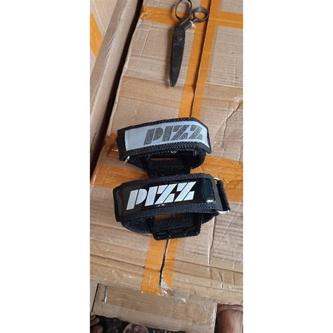 PEDAL STRAP PIZZ SILVER Black Available 700 Pesos Pair Shopee