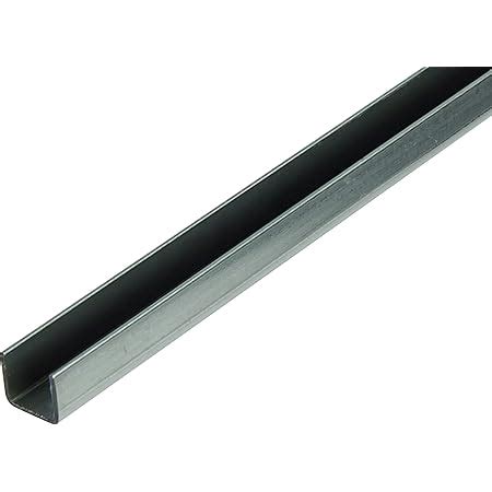 B T Metall Profilé en U en acier 25 x 25 x 1 5 mm Longueur 2000