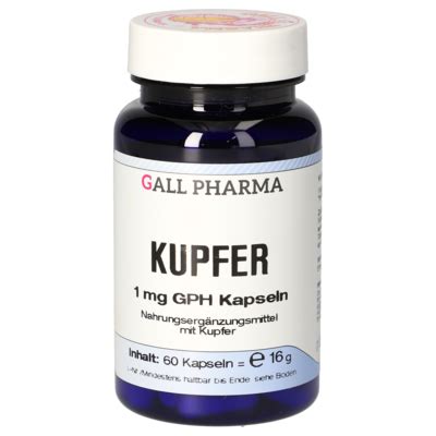 Copper 1 mg GPH Capsules [4057511]-Gall-Pharma GmbH-Online-Shop
