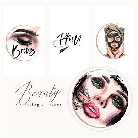 Beauty Highlight Icons 20 Instagram Icons for Makeup - Etsy