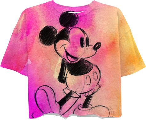 Mouse Mickey Classic Ladies Shirt Fashion Mouse Mickey Ladies Disney