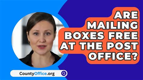 Are Mailing Boxes Free At The Post Office CountyOffice Org YouTube