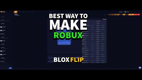 The Best Way To Make Robux Bloxflip Youtube